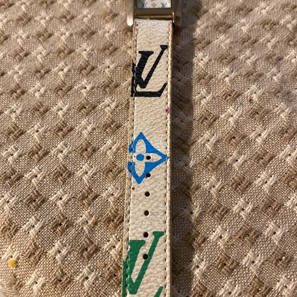 Louie Vuitton vintage murakami color patches ladies watch circa 2003-2004? - Picture 8 of 8